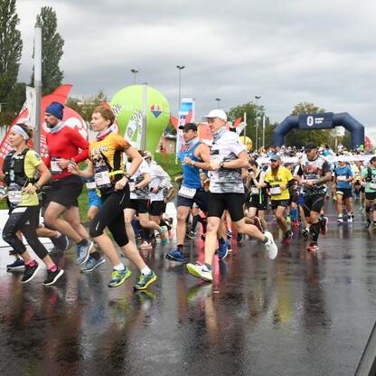 Biegacze Silesia Marathon. fot. Patryk Pyrlik / UMWS