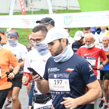 Biegacze Silesia Marathon. fot. Patryk Pyrlik / UMWS