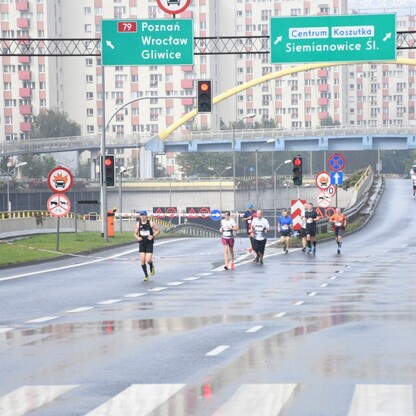 Biegacze Silesia Marathon. fot. Patryk Pyrlik / UMWS
