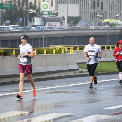 Biegacze Silesia Marathon. fot. Patryk Pyrlik / UMWS