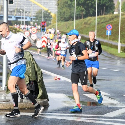 Biegacze Silesia Marathon. fot. Patryk Pyrlik / UMWS