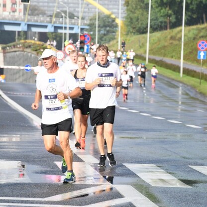 Biegacze Silesia Marathon. fot. Patryk Pyrlik / UMWS
