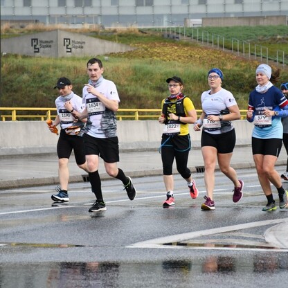 Biegacze Silesia Marathon. fot. Patryk Pyrlik / UMWS