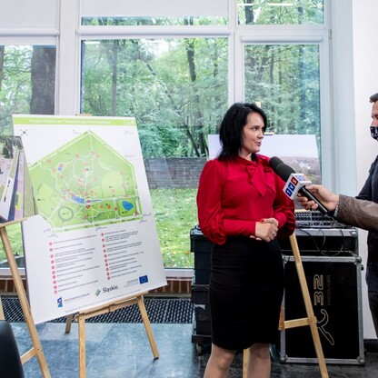 Konferencja prasowa dot. „Fali” w Parku Śląskim. fot. Tomasz Żak / UMWS