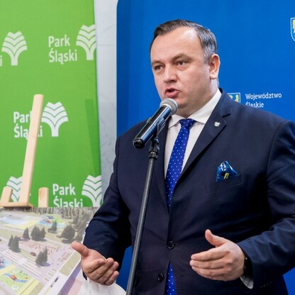 Konferencja prasowa dot. „Fali” w Parku Śląskim. fot. Tomasz Żak / UMWS