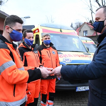 Cieszyńskie Pogotowie Ratunkowe otrzymało nowe ambulanse