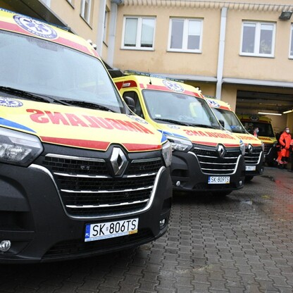 Cztery kolejne ambulanse trafiły do Wojewódzkiego Pogotowia Ratunkowego w Katowicach