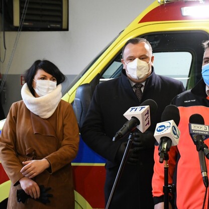 Cztery kolejne ambulanse trafiły do Wojewódzkiego Pogotowia Ratunkowego w Katowicach