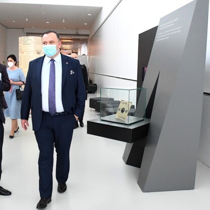 Zwiedzanie Muzeum Śląskiego. fot. Patryk Pyrlik / UMWS