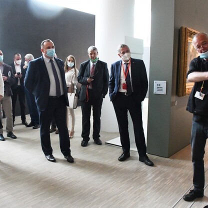 Zwiedzanie Muzeum Śląskiego. fot. Patryk Pyrlik / UMWS
