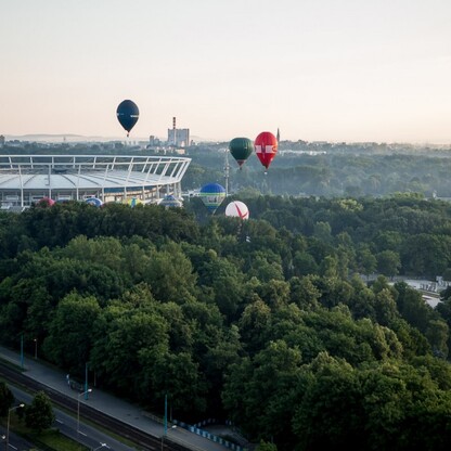 Lot w 100-lecie Powstań Śląskich. In the Silesian Sky. fot. Tomasz Żak / UMWS