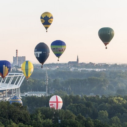 Lot w 100-lecie Powstań Śląskich. In the Silesian Sky. fot. Tomasz Żak / UMWS