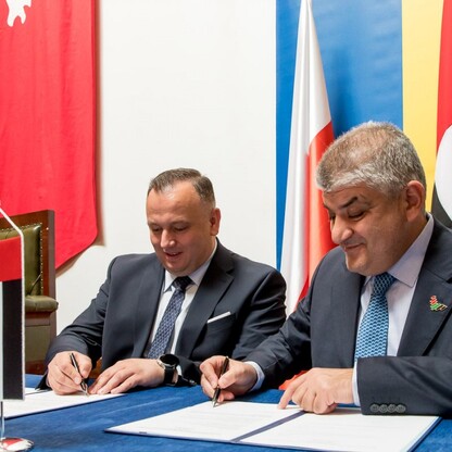 Wizyta delegacji z Abu Dhabi. fot. Tomasz Żak / UMWS