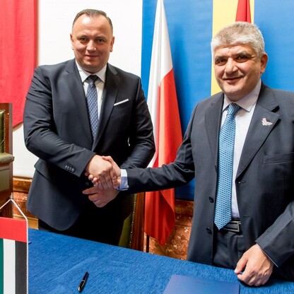Wizyta delegacji z Abu Dhabi. fot. Tomasz Żak / UMWS