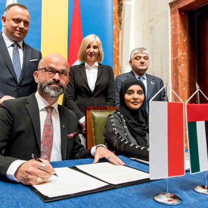 Wizyta delegacji z Abu Dhabi. fot. Tomasz Żak / UMWS