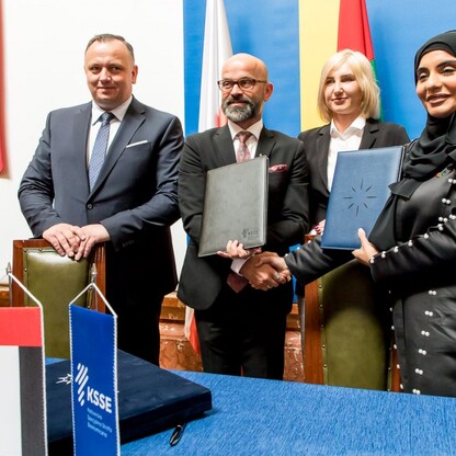 Wizyta delegacji z Abu Dhabi. fot. Tomasz Żak / UMWS