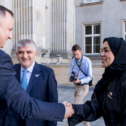Wizyta delegacji z Abu Dhabi. fot. Tomasz Żak / UMWS