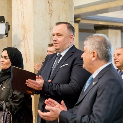 Wizyta delegacji z Abu Dhabi. fot. Tomasz Żak / UMWS