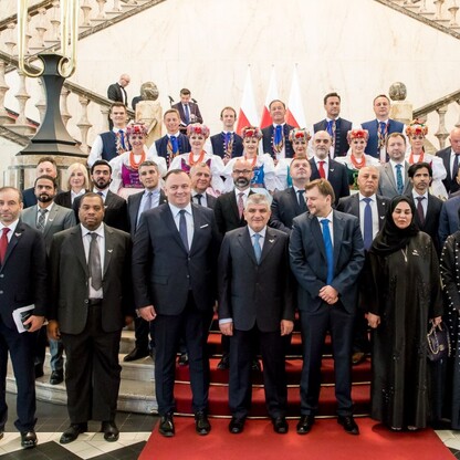 Wizyta delegacji z Abu Dhabi. fot. Tomasz Żak / UMWS