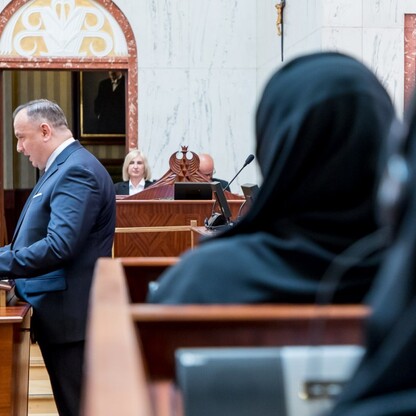 Wizyta delegacji z Abu Dhabi. fot. Tomasz Żak / UMWS