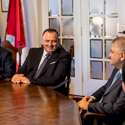 Wizyta delegacji z Abu Dhabi. fot. Tomasz Żak / UMWS