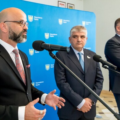 Wizyta delegacji z Abu Dhabi. fot. Tomasz Żak / UMWS