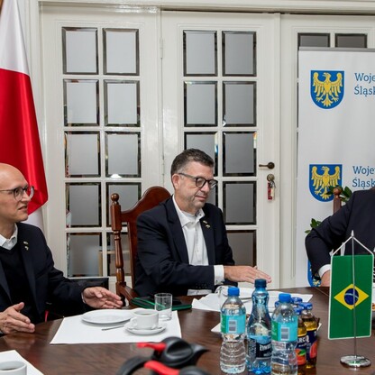 Delegacja z brazylijskiego regionu Parana w Województwie Śląskim. fot. Tomasz Żak / UMWS