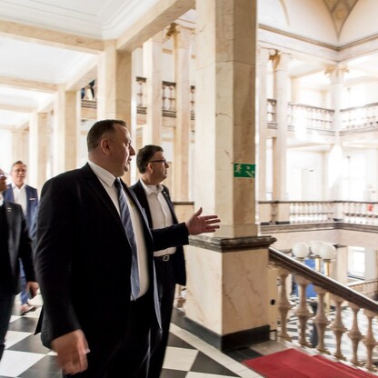 Delegacja z brazylijskiego regionu Parana w Województwie Śląskim. fot. Tomasz Żak / UMWS