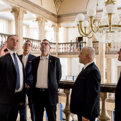 Delegacja z brazylijskiego regionu Parana w Województwie Śląskim. fot. Tomasz Żak / UMWS