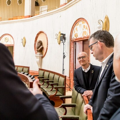 Delegacja z brazylijskiego regionu Parana w Województwie Śląskim. fot. Tomasz Żak / UMWS
