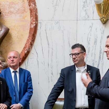 Delegacja z brazylijskiego regionu Parana w Województwie Śląskim. fot. Tomasz Żak / UMWS