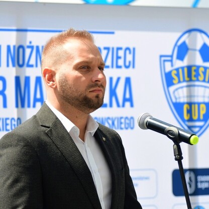 Losowanie drużyn Turnieju Silesia Cup o Puchar Marszałka Województwa Śląskiego. fot. Patryk Pyrlik / UMWS