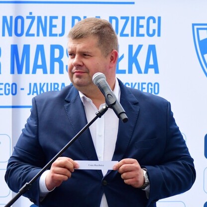 Losowanie drużyn Turnieju Silesia Cup o Puchar Marszałka Województwa Śląskiego. fot. Patryk Pyrlik / UMWS