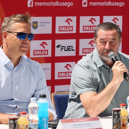 Konferencja prasowa nt. 68. ORLEN Memoriału Janusza Kusocińskiego. fot. Andrzej Grygiel / UMWS