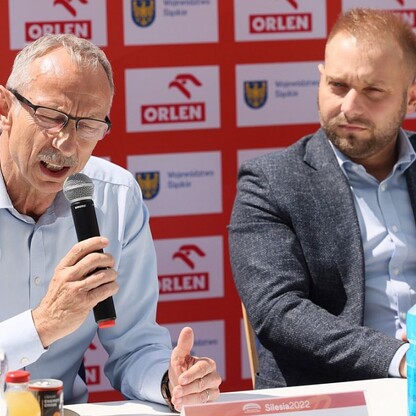 Konferencja prasowa nt. 68. ORLEN Memoriału Janusza Kusocińskiego. fot. Andrzej Grygiel / UMWS