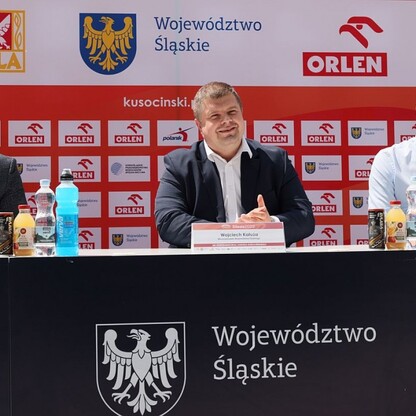 Konferencja prasowa nt. 68. ORLEN Memoriału Janusza Kusocińskiego. fot. Andrzej Grygiel / UMWS