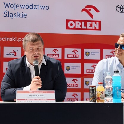 Konferencja prasowa nt. 68. ORLEN Memoriału Janusza Kusocińskiego. fot. Andrzej Grygiel / UMWS