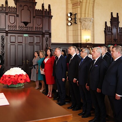 Prezydent RP Andrzej Duda podpisał ustawę dotyczącą ustanowienia Narodowego Dnia Powstań Śląskich. fot. Andrzej Grygiel / UMWS