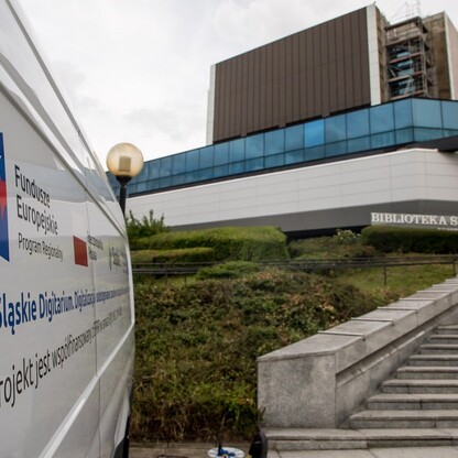 Mobilne Centrum Digitalizacji. fot. Tomasz Żak / UMWS