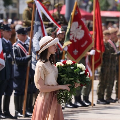Inscenizacja wkroczenia Wojska Polskiego do Katowic. fot. Andrzej Grygiel / UMWS
