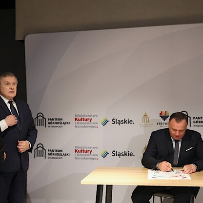 Otwarcie Panteonu Górnośląskiego. fot. Andrzej Grygiel / UMWS