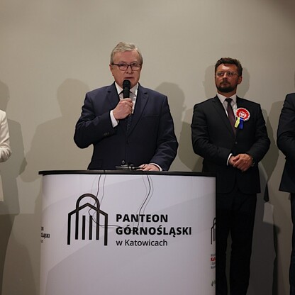Otwarcie Panteonu Górnośląskiego. fot. Andrzej Grygiel / UMWS