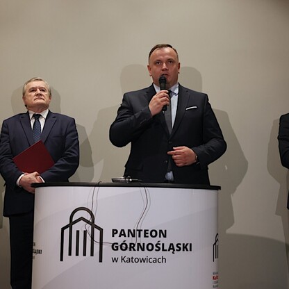 Otwarcie Panteonu Górnośląskiego. fot. Andrzej Grygiel / UMWS