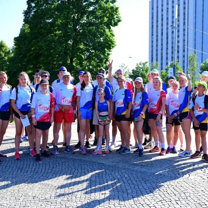 Start Biegu Bohaterów. fot. Patryk Pyrlik / UMWS