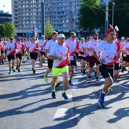 Start Biegu Bohaterów. fot. Patryk Pyrlik / UMWS