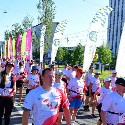 Start Biegu Bohaterów. fot. Patryk Pyrlik / UMWS