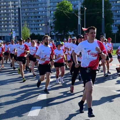 Start Biegu Bohaterów. fot. Patryk Pyrlik / UMWS