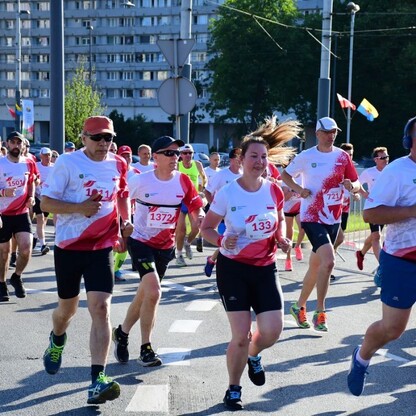 Start Biegu Bohaterów. fot. Patryk Pyrlik / UMWS