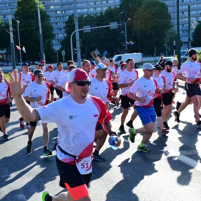 Start Biegu Bohaterów. fot. Patryk Pyrlik / UMWS