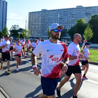 Start Biegu Bohaterów. fot. Patryk Pyrlik / UMWS